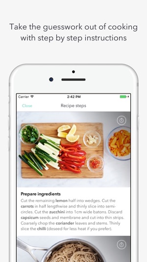 marley spoon en app store capturas de pantalla