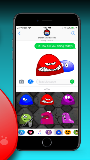 Blob Monsters Stickers(圖2)-速報App