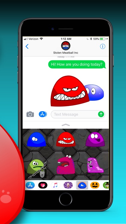 Blob Monsters Stickers