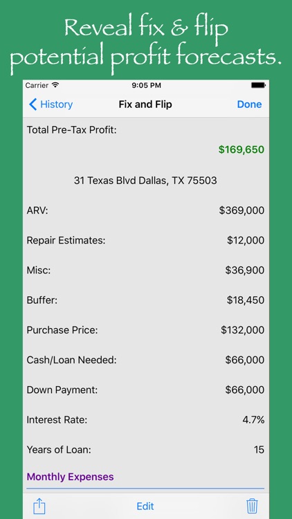 House Flip Analysis