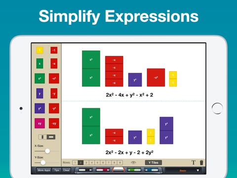 Algebra Tiles screenshot 4