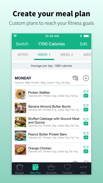 Mealplan: Meal Plans & Recipes screenshot 3