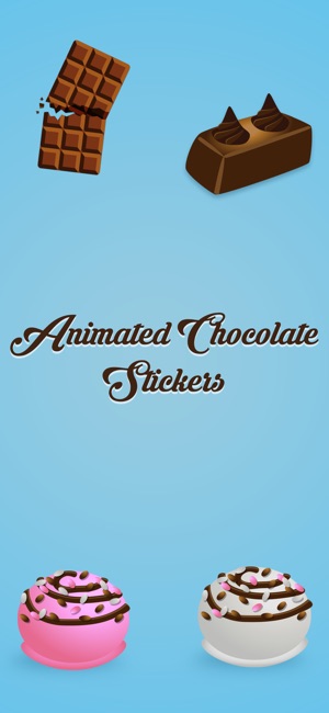 Animated Chocolate Stickers(圖1)-速報App