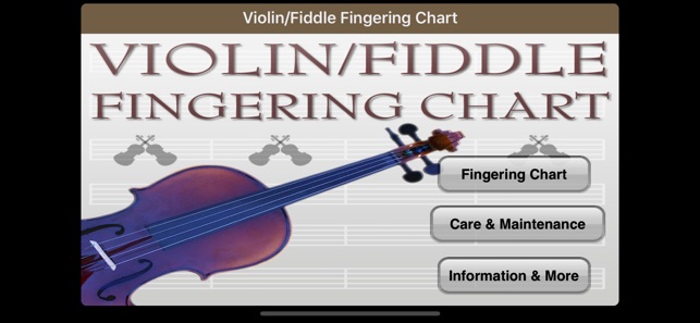 Violin/Fiddle Fingering Chart(圖3)-速報App