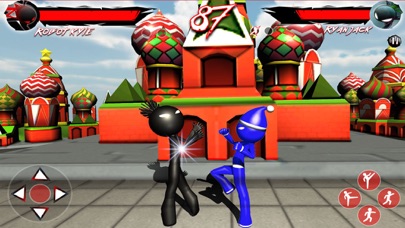 Stickman Warrior Kung-Fu 2D: Fighting Game screenshot 2