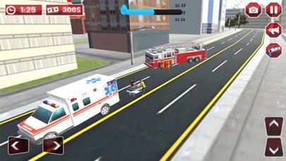 Fire Truck  Rescue Sim 3D screenshot 2