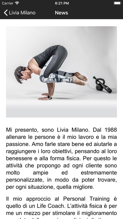 Livia Milano Personal Trainer screenshot 2