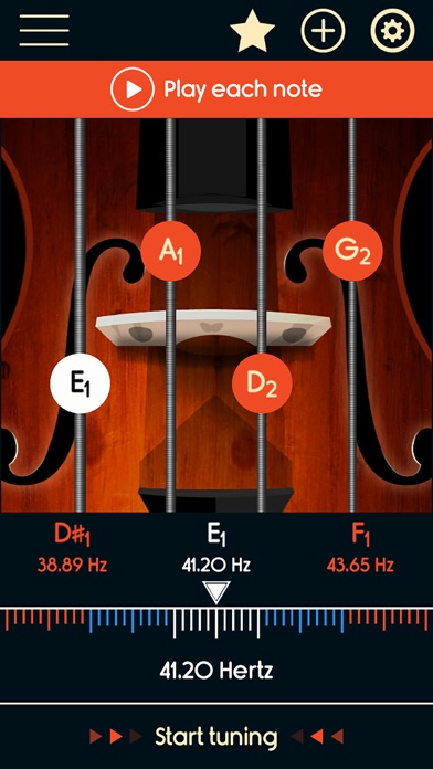 Double Bass Tuner Master screenshot 3