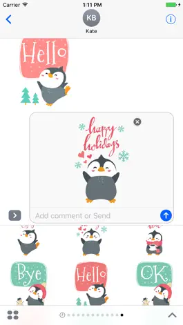 Game screenshot Lovely Penguin - Stickers hack