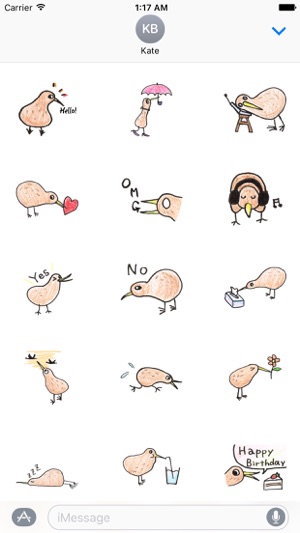 Pretty Kiwi Sticker(圖1)-速報App