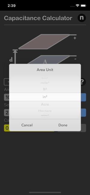 Capacitance Calculator(圖2)-速報App