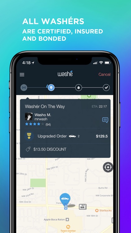 Washe - Car Washes Delivered screenshot-3