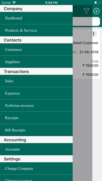 MyCorpBooks screenshot 2