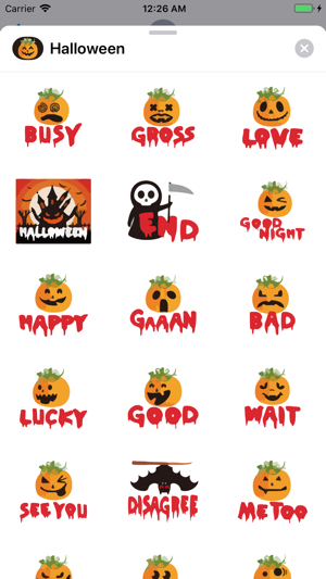 Spicy Halloween Pumpkin Emojis(圖2)-速報App