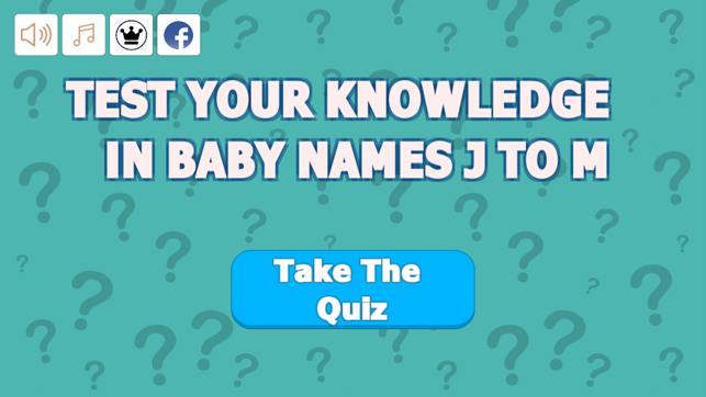 Quiz Your Baby Names J to M