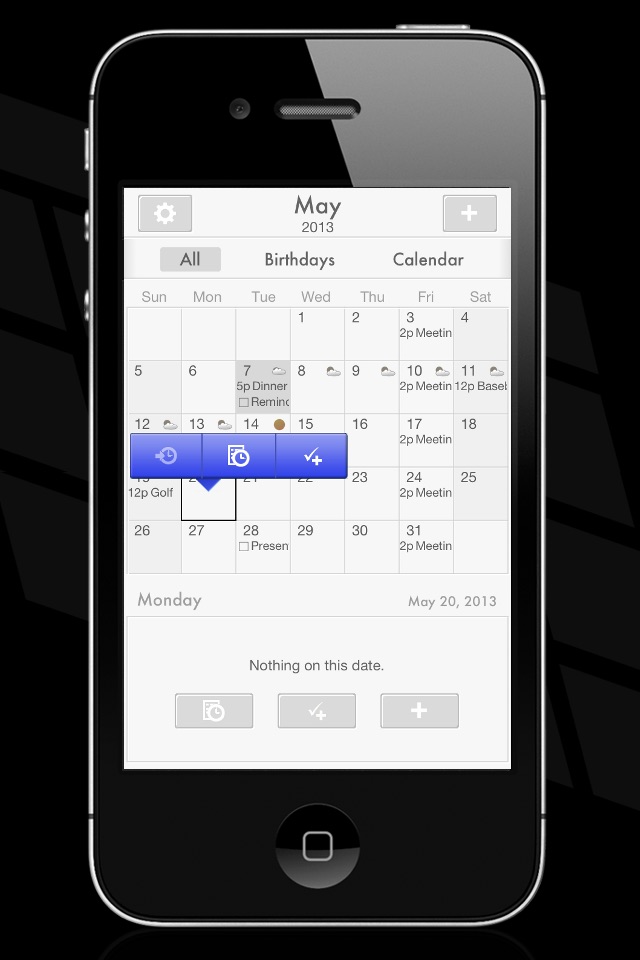 Midnight - The Grid Calendar screenshot 3