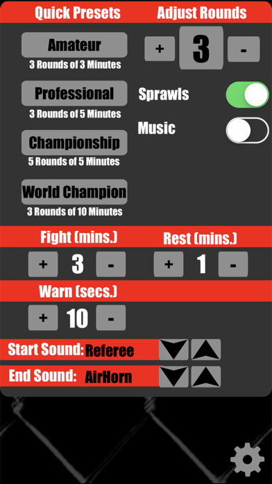 MMA Timer Pro screenshot1