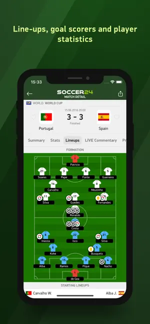 Screenshot 4 Soccer 24 - soccer live scores iphone