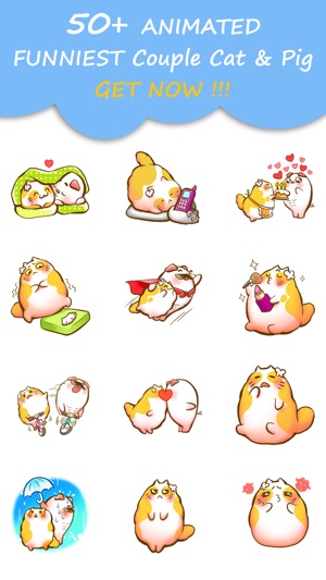 Fatty Cat With Love Animated(圖1)-速報App