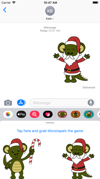 Monstapals Christmas Stickers screenshot 4