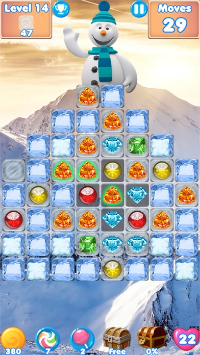 Snowman Swap - Christmas games screenshot 2