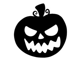 Halloween - Black Pumpkin