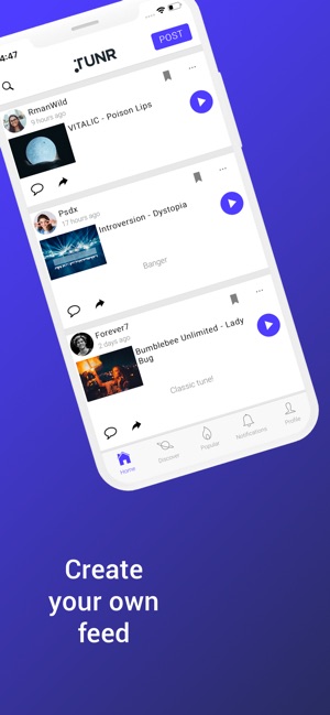 Tunr - Social Music Hub(圖4)-速報App