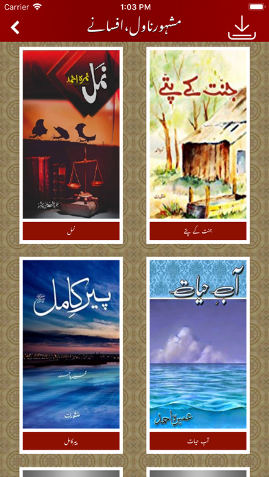 Urdu Library screenshot 2