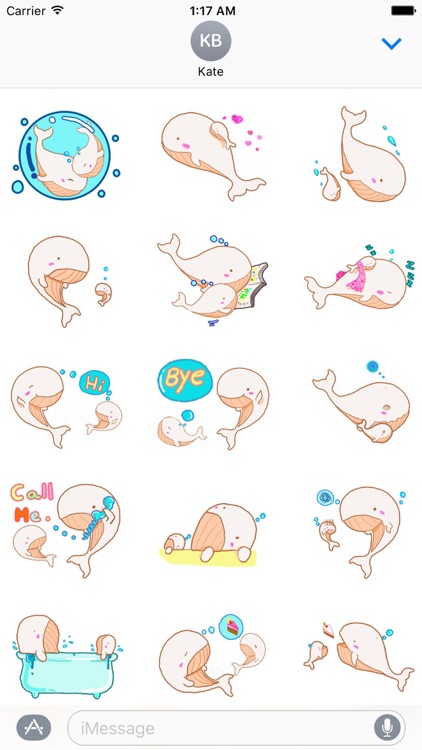 Mother And Child Whale Sticker