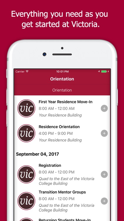 Victoria College App