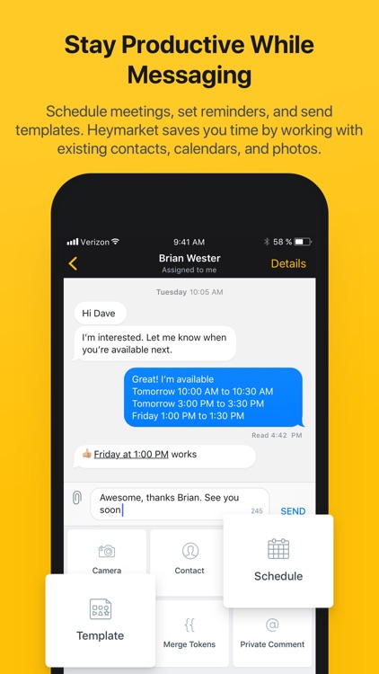 Heymarket Business Messaging screenshot-0