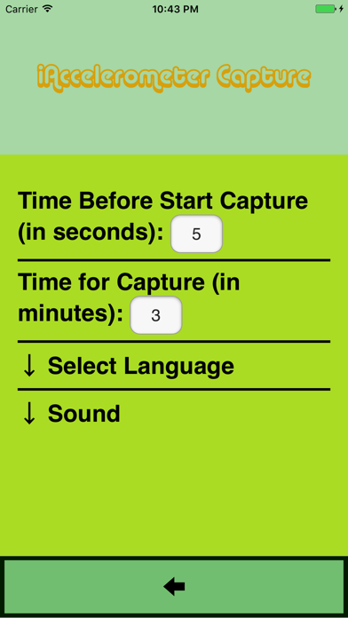 How to cancel & delete iAccelerometer Capture from iphone & ipad 3