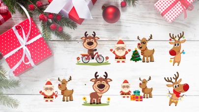 Reindeer Christmas Sticker App screenshot 2
