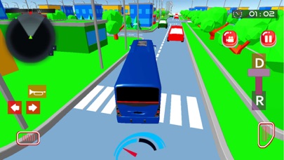 Blocky City Passenger Bus screenshot 3