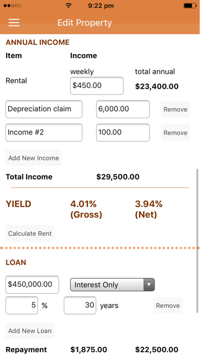 How to cancel & delete Property Yield Calculator from iphone & ipad 2