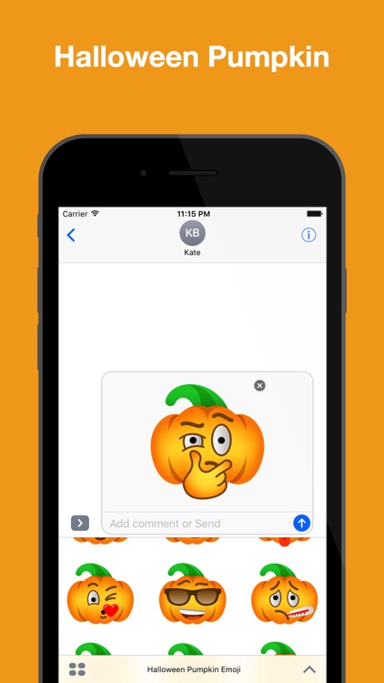 Halloween Pumpkin Emoji Pack