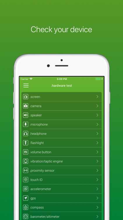 iDevice - Check device