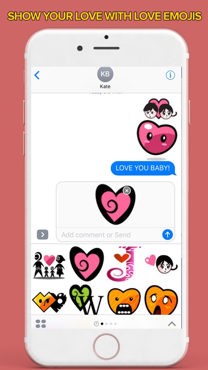 Love Stickers Emojis