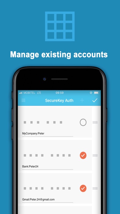 SecureKey Authenticator screenshot 2