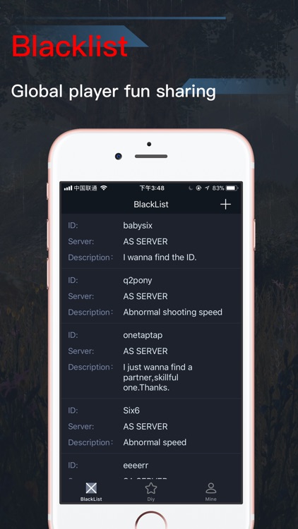Assistance List for PUBG