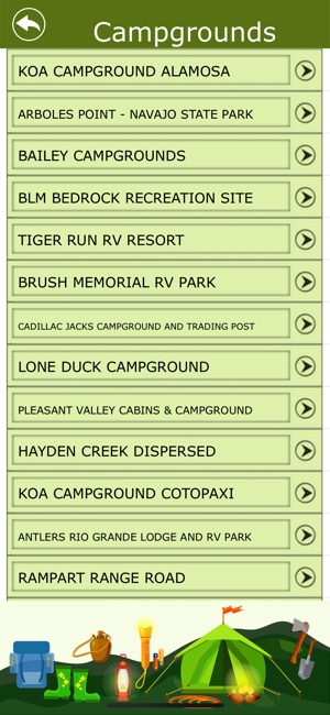 Colorado Campgrounds & Trails(圖4)-速報App