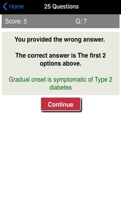 Learning Diabetes Care Quiz screenshot-4