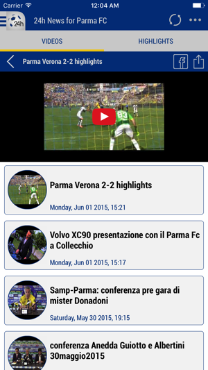 24h News for Parma FC(圖3)-速報App