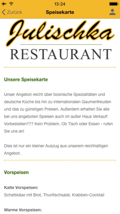 Restaurant Julischka screenshot-4