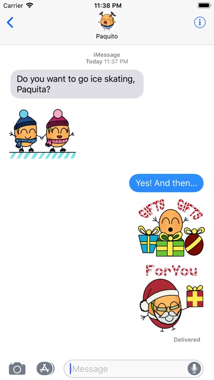 Paquitos Stickers: Christmas