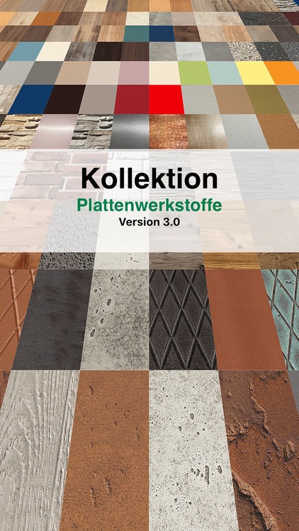 Kollektion Plattenwerkstoffe