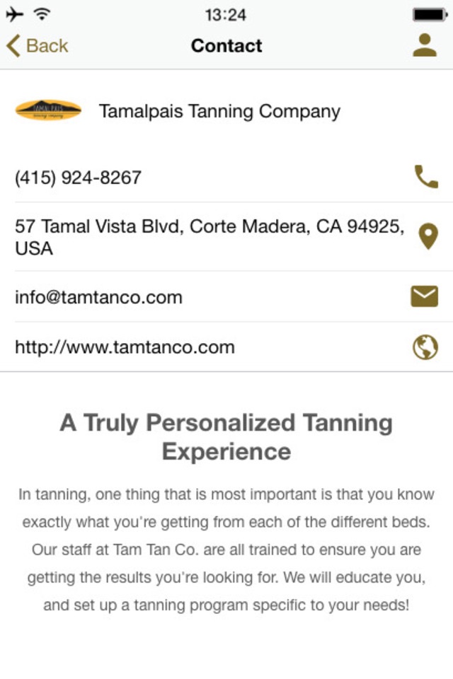 Tamalpais Tanning Company screenshot 2