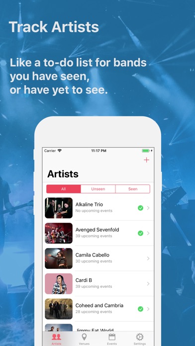 Set List - Concert Tracker screenshot 2