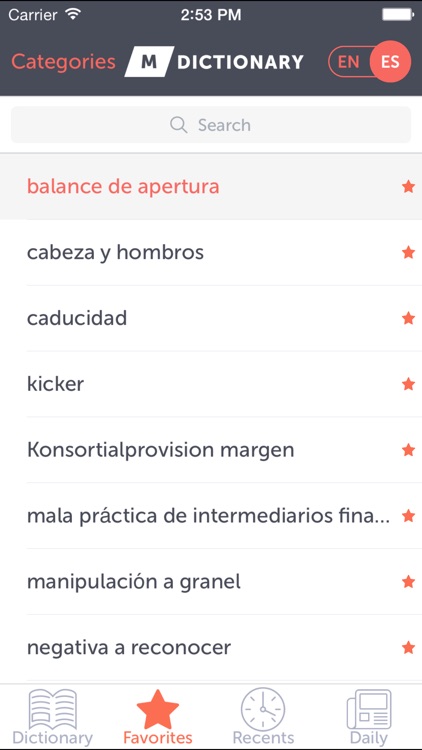 MDictionary Finance Term En-Es screenshot-3