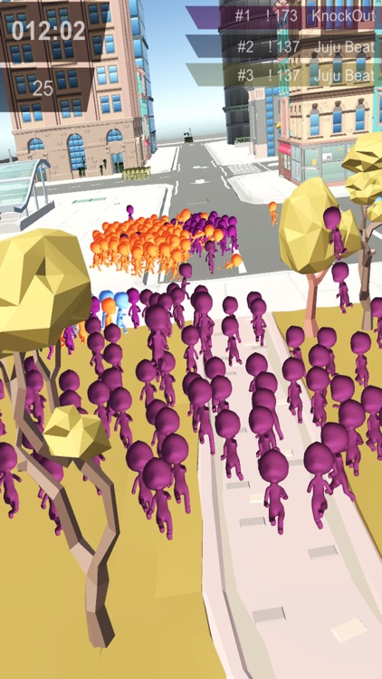 Stickman Crowd in City screenshot-3